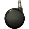 Koliesko na stoličku JNS-801, čierna kostra, 65 mm, čap 11 mm