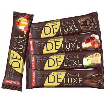 Nutrend Deluxe protein bar 60g jahodový cheesecake