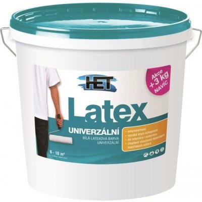 Het LATEX UNIVERZÁL disperzná farba BIELA 5KG od 16,35 € - Heureka.sk