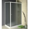 Aqualine AMADEO obdĺžniková sprchová zástena 1000x800mm L/P varianta, sklo Brick BTS100BTP80