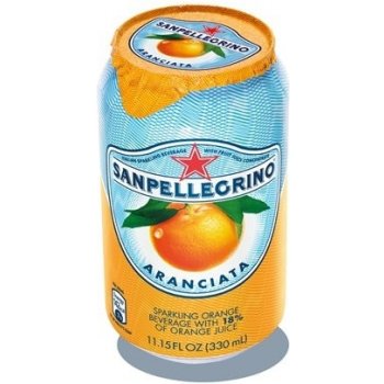 San Pellegrino sýtený, pomaranč 0,33 l