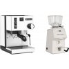 Rancilio Silvia BC, white + Ascaso H64, white