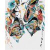 Maľovanie podľa čísel – Kvetinové netopiere, 40 × 50 cm, napnuté plátno na rám 8596530014218
