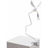 Seletti Stolová lampa SPARROW LANDING 100 cm, biela