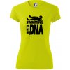 Swimming is in my DNA - Dámske Fantasy športové (dresovina) - L ( Neonová žltá )