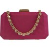 Fuchsia luxusná spoločenská kabelka SILVIE