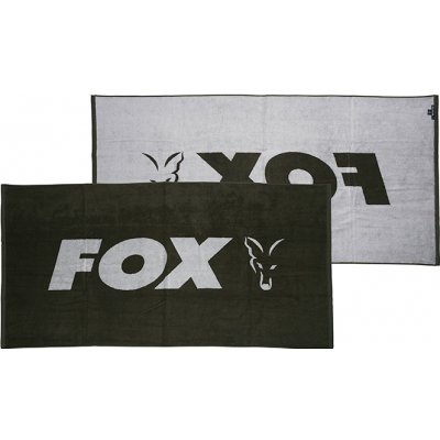 Fox beach towel Green / Silver