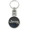 Prívesok na kľúče JEEP čierny kov, vrátane prívesku na kľúče