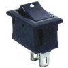 Vypínač kolískový 250V/1A ON-OFF čierny ST1/BK 2PI