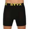Pánske boxerky Styx dlhé športová guma čierne (U961) M