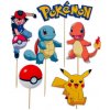 Zápich - Pokémoni 6 ks papier