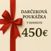 Darčeková poukážka v hodnote 450 €