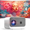 Projektor 5G 4K WiFi BT5.0 LED 20000 lm 1080p Zoom 300