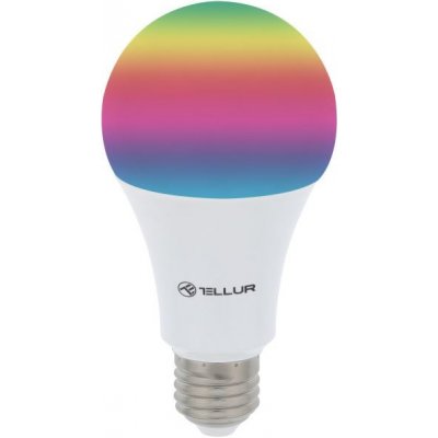 Tellur WiFi Smart RGB žárovka E27, 10 W, bílá, teplá bílá 5949087927235