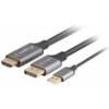 Lanberg kabel HDMI - Displayport M/M 4K 1.8m