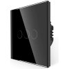 Revolo Touch dotykový vypínač Sense č.5 (3 okruhy) - Čierny