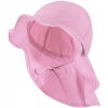 Detský UV klobúk flapper plátno UV50+ farba ružová 724 STERNTALER Veľkosť: 47cm