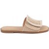 GOODIN Tweed slippers on a flat sole beige hnedá | krémová 39 GOODIN 0000296808052