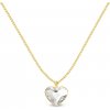 Náhrdelník číry so Swarovski Elements Heart NG28086C Kryštál S