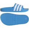 adidas Detské papuče Adilette Aqua K modrá/biela