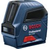 Bosch Professional GLL 2-10 krížová vodováha laserová samonivelačná, vr. tašky Dosah (max.): 10 m; 0601063L00
