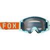 FOX Airspace Tine Motocross Brille, oranžová/Tyrkysová