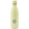 Termo fľaša z nehrdzavejúcej ocele COOL BOTTLES Pastelovo zelená trojvrstvová 350ml
