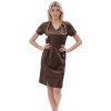Perlička® Zdravotnícke šaty Ivka SATTÉ Čokoláda Veľkosť: 44, Farba: čokolada