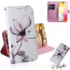 Peňaženkové kožené puzdro na Xiaomi Mi Note 10 Lite - Magnolia Flower