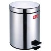 Nerezový nášľapný odpadkový kôš Toro 5 l