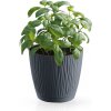 Prosperplast SANDY P Kvetináč s miskou 14,9 cm antracit DSY150P