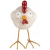 Clayre & Eef Béžová antik dekorácia kura - 14*9*15 cm - Clayre & Eef