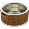 FolkPets, Miska v drevenom stojane Objem: 13 cm - 400 ml