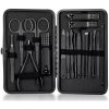Sada na manikúru aj pedikúru 18ks Black Edition