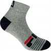 Ponožky Fila Fitness Quarter Socks 3P - grey - Sivý (35-38)