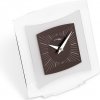 Dizajnové stolné hodiny I805CL chocolate IncantesimoDesign 20cm