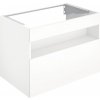 Kúpeľňová skrinka pod umývadlo KEUCO Stageline lesklá biela 80 x 49 x 62,5 cm 32862300000