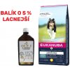 EUKANUBA Adult Chicken L/XL Grain Free 12kg + Lososový olej obohatený o vitamíny 500ml -5%
