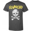 Razamataz tričko metal Rancid Skull & Crossbones sivá