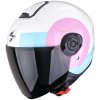 Otevřená helma Scorpion Exo-city II Sheer bílá/růžová/světlá modrá XS