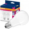 2x LED žiarovka A60 E27 10W = 75W 1055lm 4000lK neutrálna biela 200° VALUE CLASSIC Osram