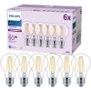 Philips LED 9290018150 LED En.trieda 2021 E (A - G) E27 klasická žiarovka 7 W = 60 W neutrálna biela (Ø x d) 60 mm x 106 mm vlákno 6 ks; 9290018150