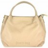 Kabelka Senna kožená - béžová béžová