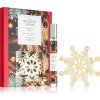 Ashleigh & Burwood London Christmas Fragranced Wooden Snowflake Decorations vonné drevo 6 ks + Scented Spray bytový sprej 15 ml
