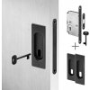 AC-T Servis Súprava na posuvné dvere HR WC kľučka/kľučka čierna
