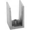 Hliníková montážna konzola pre stĺp 80x80x3 mm