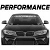 Samolepka na sklo auta BLENDA Predný pás PERFORMANCE TUNING JDM 60x6