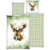 Herding Bavlnené obliečky Jeleň, 135 x 200 cm, 80 x 80 cm