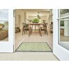 Turtle® Mat Absorpčná rohožka do domácnosti - Herringbone Green Rozmer: 60x85 cm