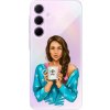 Odolné silikónové puzdro iSaprio - Coffe Now - Brunette - Samsung Galaxy A55 5G